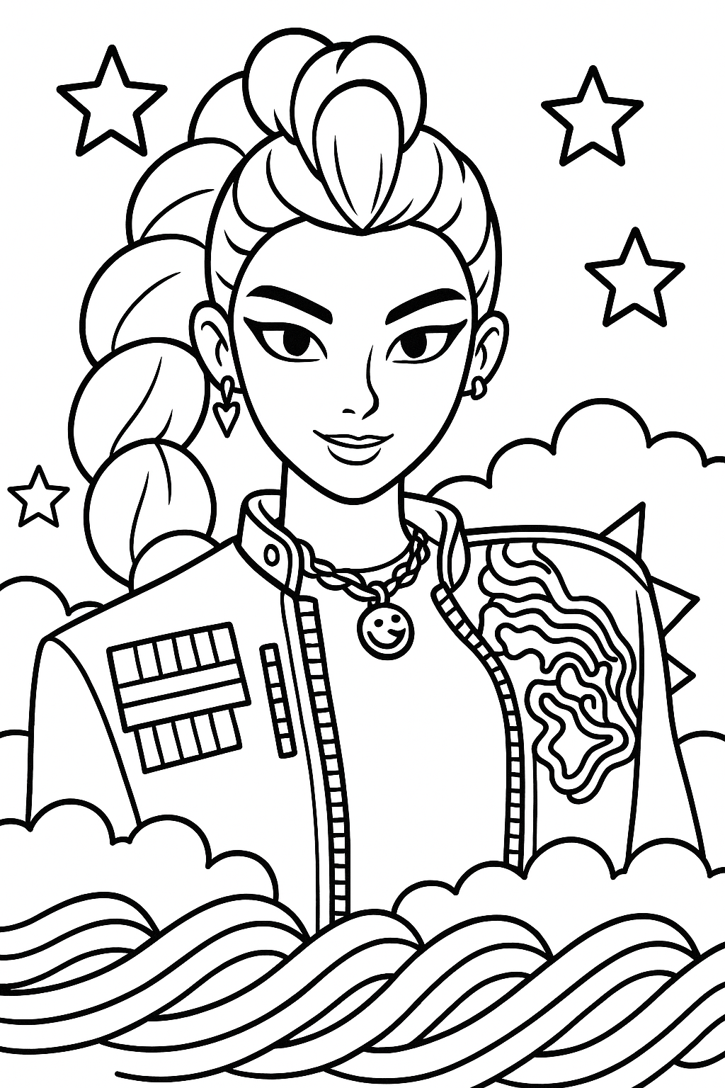 Rumi Coloring Page